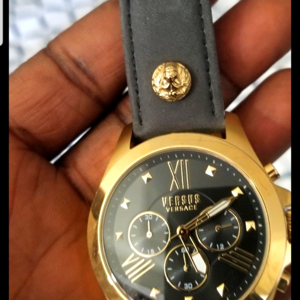 Versace Versus Leather watch